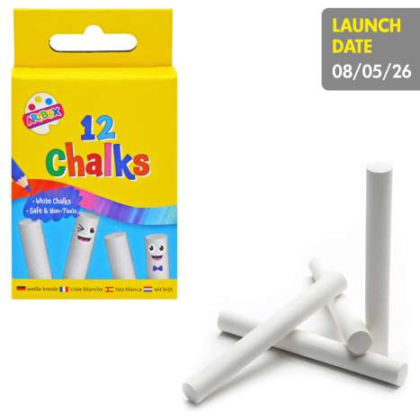 Artbox Chalk 12 Pack - White
