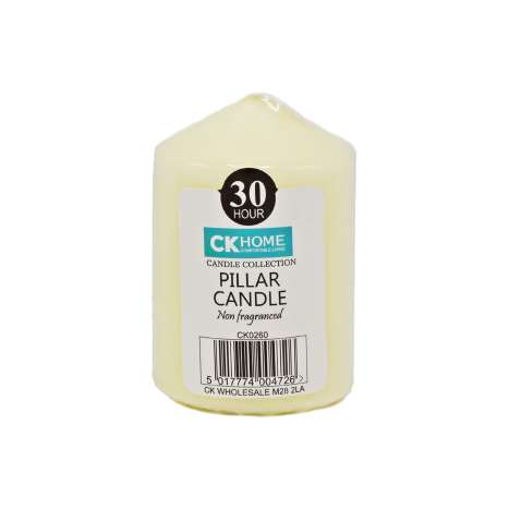 CK Home Pillar Candle (30 Hour) - Non-Fragranced