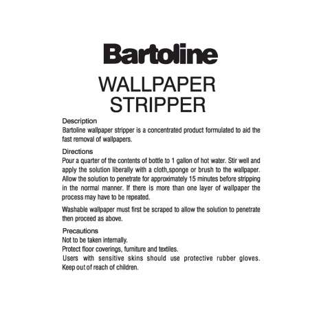 Bartoline Wallpaper Stripper 500ml
