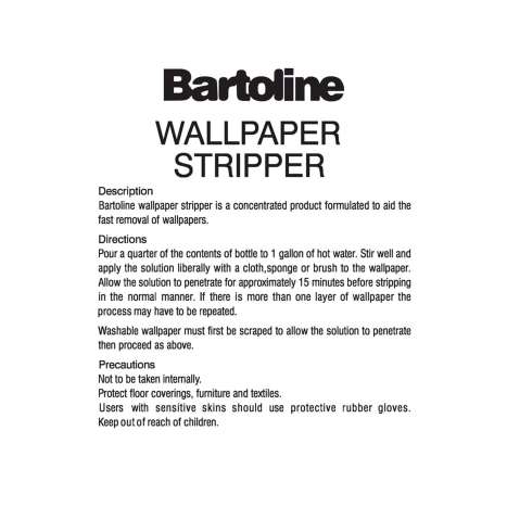 Bartoline Wallpaper Stripper (500ml)