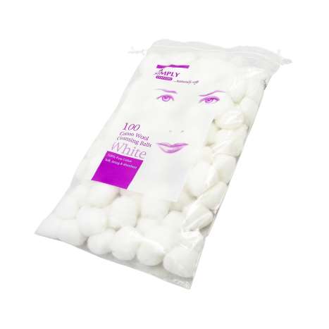 Simply Cotton Wool Balls 100 Pack