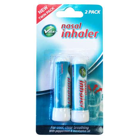 Value Health Nasal Inhaler 2 Pack