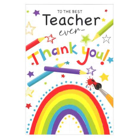 Everyday Greeting Cards Code 50 - To The Best Teacher Ever, Thank You