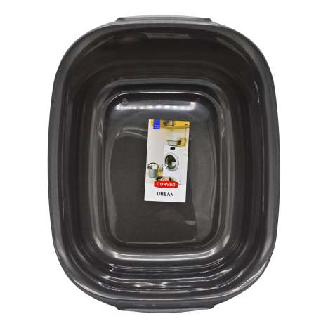 Curver Rectangular Washing Up Bowl (38cm) - Graphite