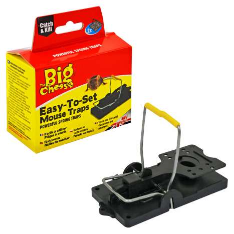 The Big Cheese Easy Set Mouse Traps 2 Pack