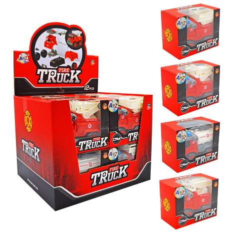 DIY Truck Toys - Fire Truck (Assorted Designs)