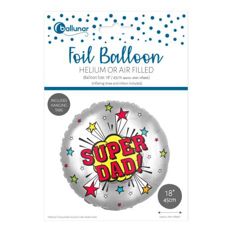 18" Foil Balloon - Super Dad