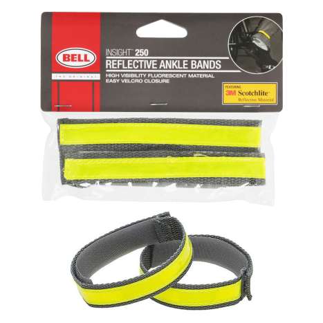Bell Insight 250 Reflective Ankle Bands - Yellow
