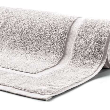 Fairtrade 100% Cotton Bath Mat (50cm x 80cm) - Grey