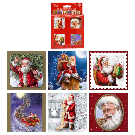 Christmas Gift Tags 18 Pack (Assorted) - Traditional