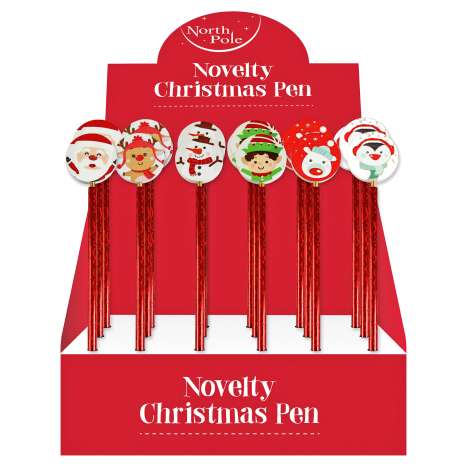 Christmas Characters Novelty Pens - Assorted