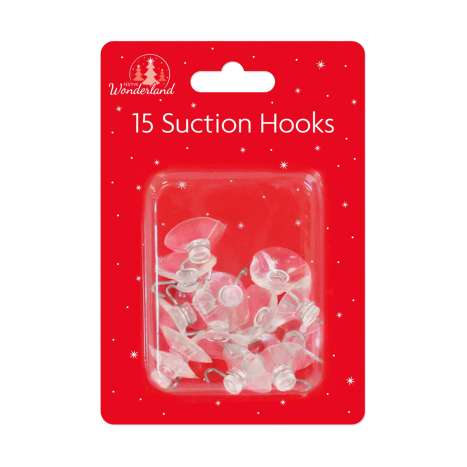Suction Hooks 15 Pack - Small