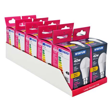 Status LED Classic Light Bulb (5w=40w) Bayonet (B22)