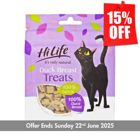 HiLife Tasty Cat Treats (10g) - 100% Duck Breast