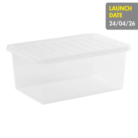 Wham Crystal Storage Box with Lid (45L)