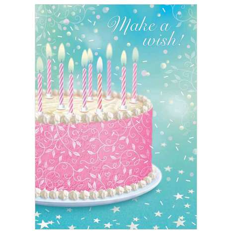 Garlanna Greeting Cards Code 50 - Make A Wish