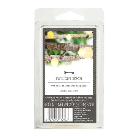Threshold Scented Wax Melts 6 Pack - Twilight Birch