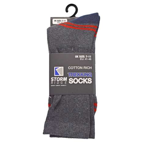 Storm Ridge Men's Trekking Socks (Size: 7-11)