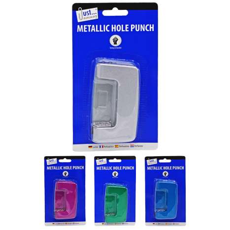 Metallic 2 Hole Punch - Assorted Colours