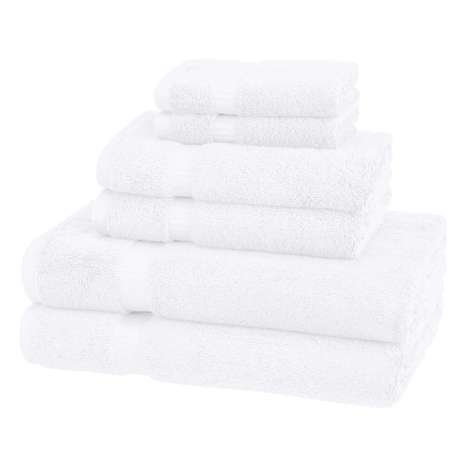 Victoria London (6 Piece) Towel Bale Set – White