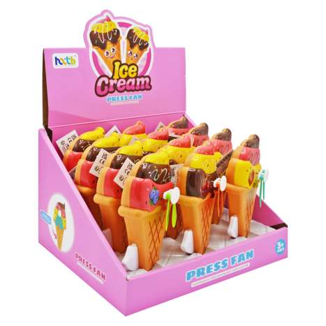 Manual Mini Hand Fan - Ice Cream
