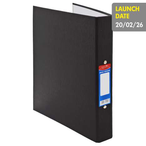 Homeware Essentials A4 Ring Binder (35mm) - Black