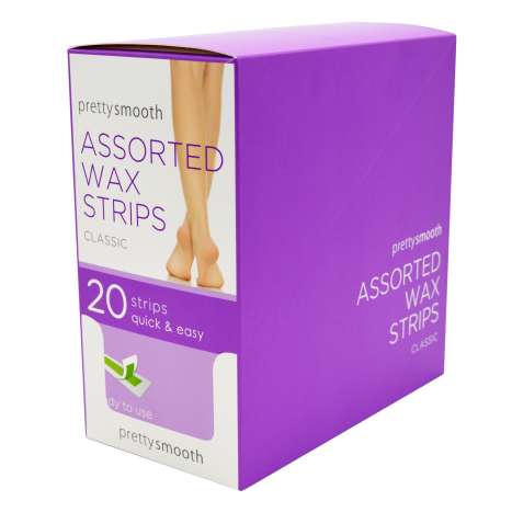 Pretty Smooth Assorted Wax Strips 20 Pack