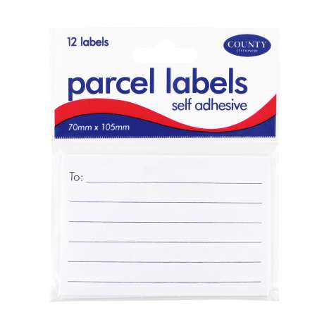 Parcel Labels 12 Pack