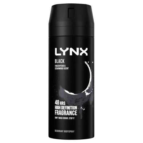 Lynx Black Body Spray 150ml