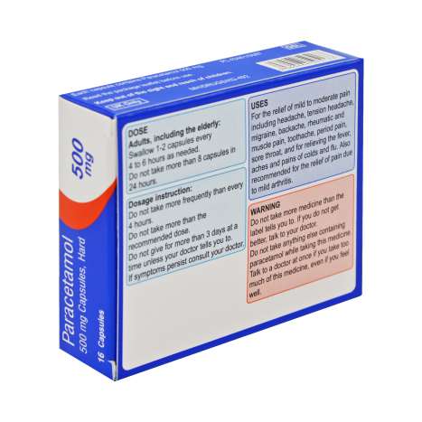 Flamingo Paracetamol (500mg) Capsules 16 Pack