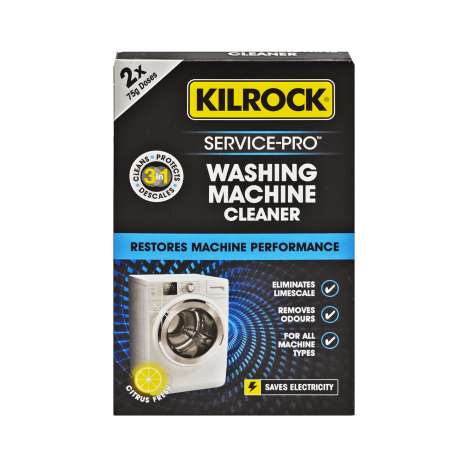 Kilrock Service-Pro Washing Machine Descaler & Cleaner (75g) 2 Pack