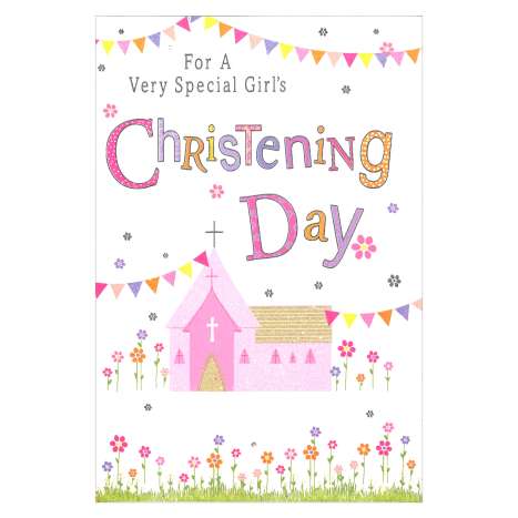 Everyday Greeting Cards (Code 50) - Christening Girl