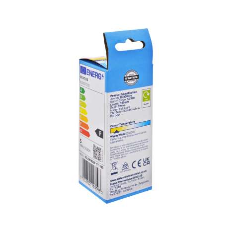 Status LED Candle Light Bulb (5w=40w) Bayonet (B22)