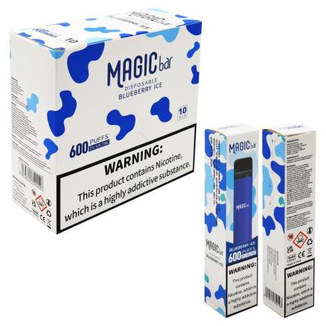 Magic Bar Disposable Vape (600 Puffs) - Blueberry Ice
