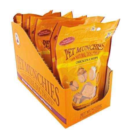 Pet Munchies Chicken Chips 100g (In Display Box)