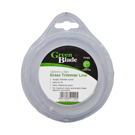 Green Blade Grass Trimmer Line (1.65mm x 15m) - White