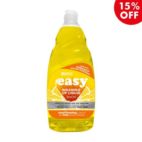 Easy Washing Up Liquid (500ml) - Lemon