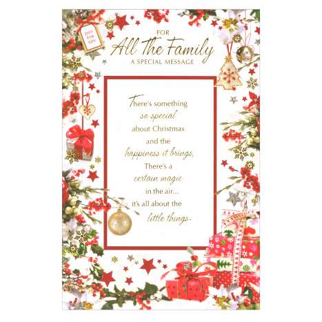 Christmas Cards Code 75 - All The Family
