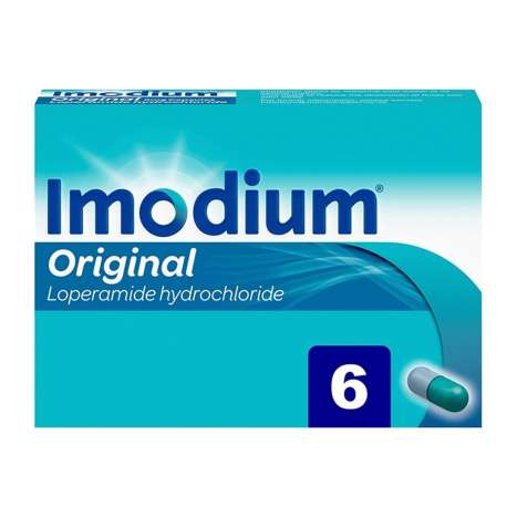 Imodium Original 2mg Capsules 6 Pack