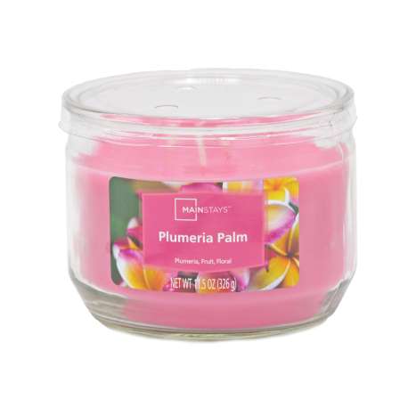 Mainstays Scented Glass Candle (326g) - Plumeria Palm