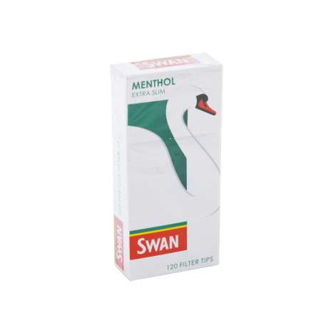 Swan Menthol Extra Slim Filter Tips 120 Pack