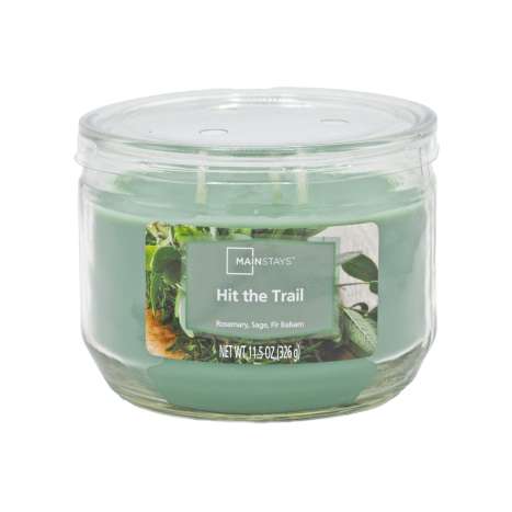 Mainstays Scented Glass Candle (326g) - Hit The Trail