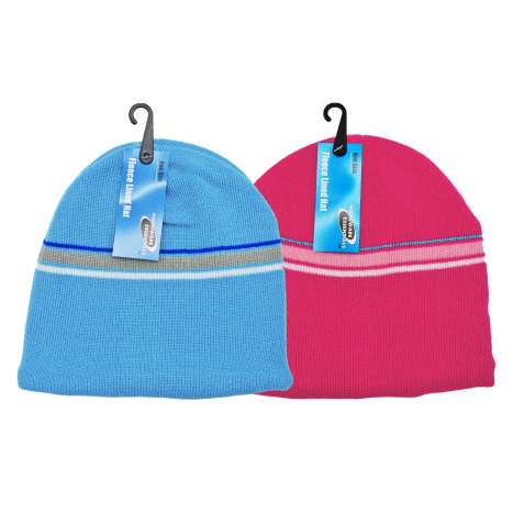 Homeware Essentials Children's Fleece Lined Hats - Assorted Colours
