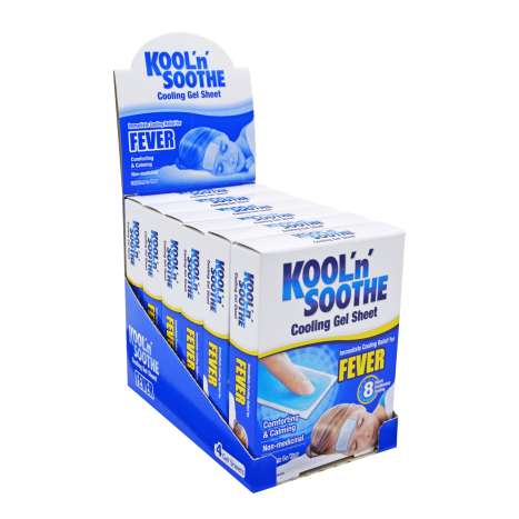 Kool 'n' Soothe Cooling Gel Sheet 4 Pack - Fever