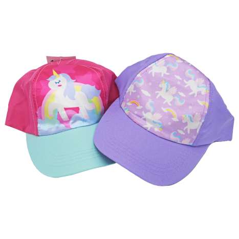 Unicorn Children's Baseball Cap – Assorted Colours