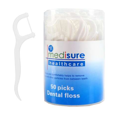 Medisure Dental Floss Picks 50 Pack