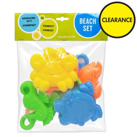 Beach Sand Mould Set (7 piece)