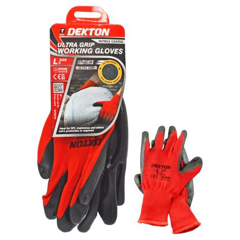Dekton Ultra Grip Working Gloves - Size 9 (Large)
