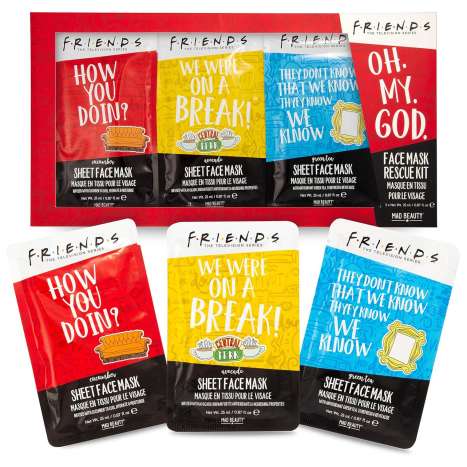 Mad Beauty Friends Face Mask Rescue Kit 3 Pack