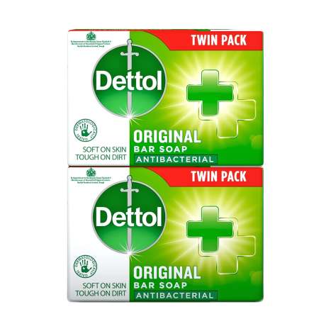 Dettol Antibacterial Soap Bar Twin Pack (2 X 100g) - Original